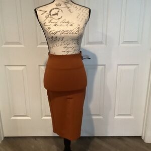 Labijou Women Skirt, Size Medium, Color Brown